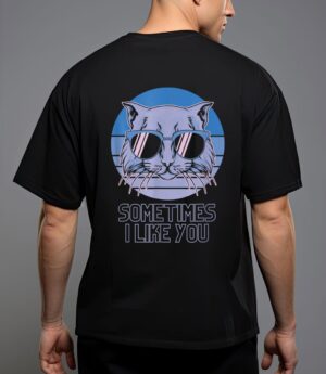Sometime i like you meme funny retro style vintage cats T-Shirt