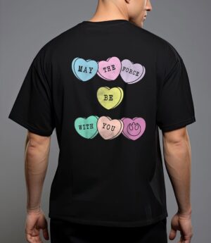 Star wars candy hearts force valentine's graphic T-Shirt