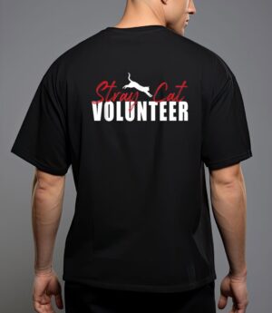 Stray cat volunteer leaping cat T-Shirt