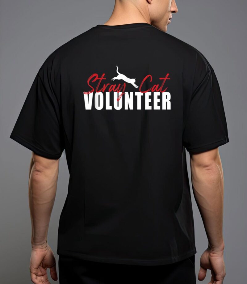 Stray cat volunteer leaping cat T-Shirt