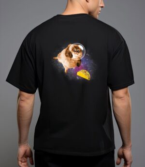 Taco cat , funny taco cat in space , taco cat T-Shirt