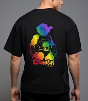 Thundercats lion-o retro rainbow poster T-Shirt