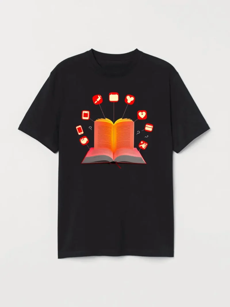 Introverted But Willing To Discuss Books T-Shirt - Image 2